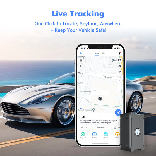 Best Gps Tracker for Vehicles and Motorcycles - Auto/Car/Motorcycle Gps Tracker with Subscription Required | Real-Time Monitoring | High Precision