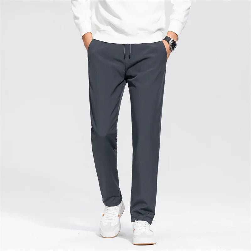 Autumn and winter new down pants, down and thickened warm casual business versatile duck down pants