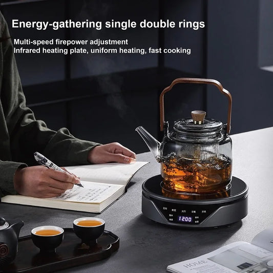 110V/220V Electric Ceramic Stove Home Coffee Electric Hot Plate Heater Stove 4 Gear Heating Furnace Mini Tea Maker Water Boiler