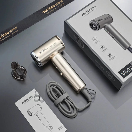 Mini High-Speed Hair Dryer With High Wind Power, Negative Ion Hair Care, Silent Operation, 1400W New Generation Hair Dryer