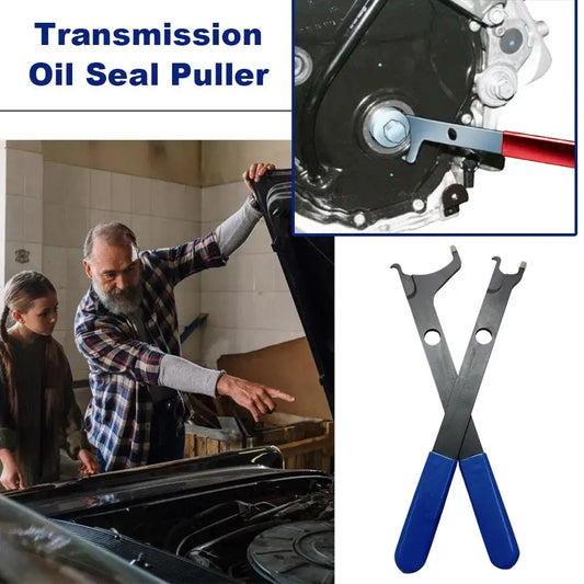 2pcs Transmission Oil Seal Puller Seal Removal Puller Hook Tool Auto Repair Anti Leaks Accessories For Cars SUV Light Trucks