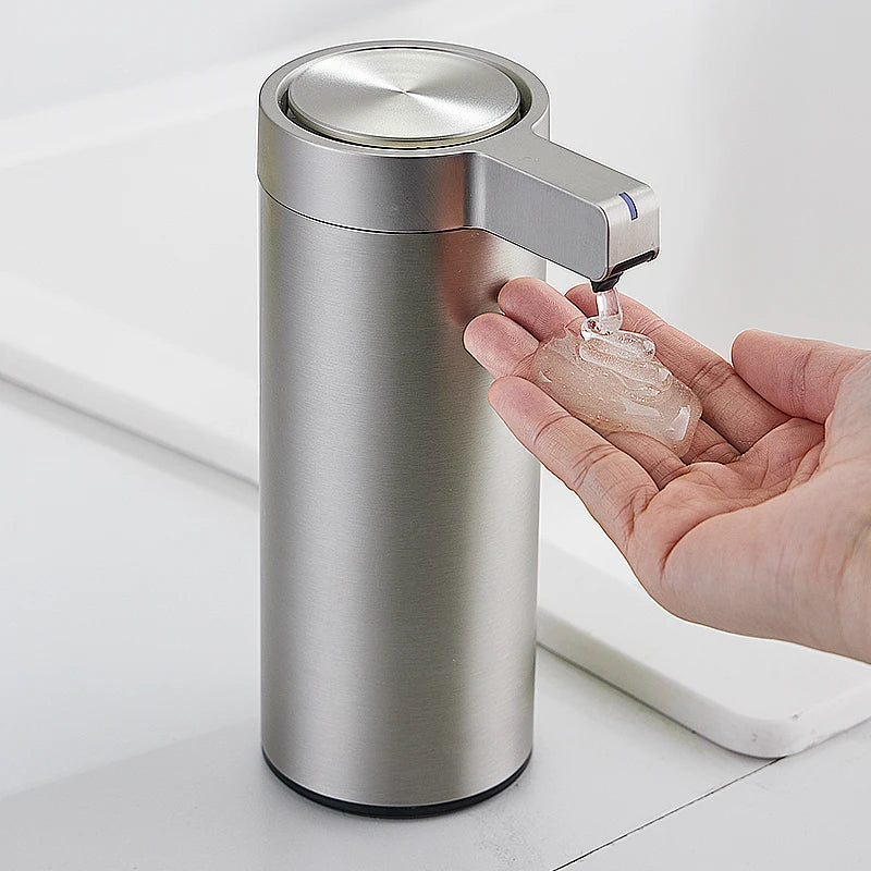 270ml Kitchen Soap Dispenser Automatic Sensor Hand Sanitizer Machine Intelligent Electric Body Wash Soap Dispenser 304 Stainl