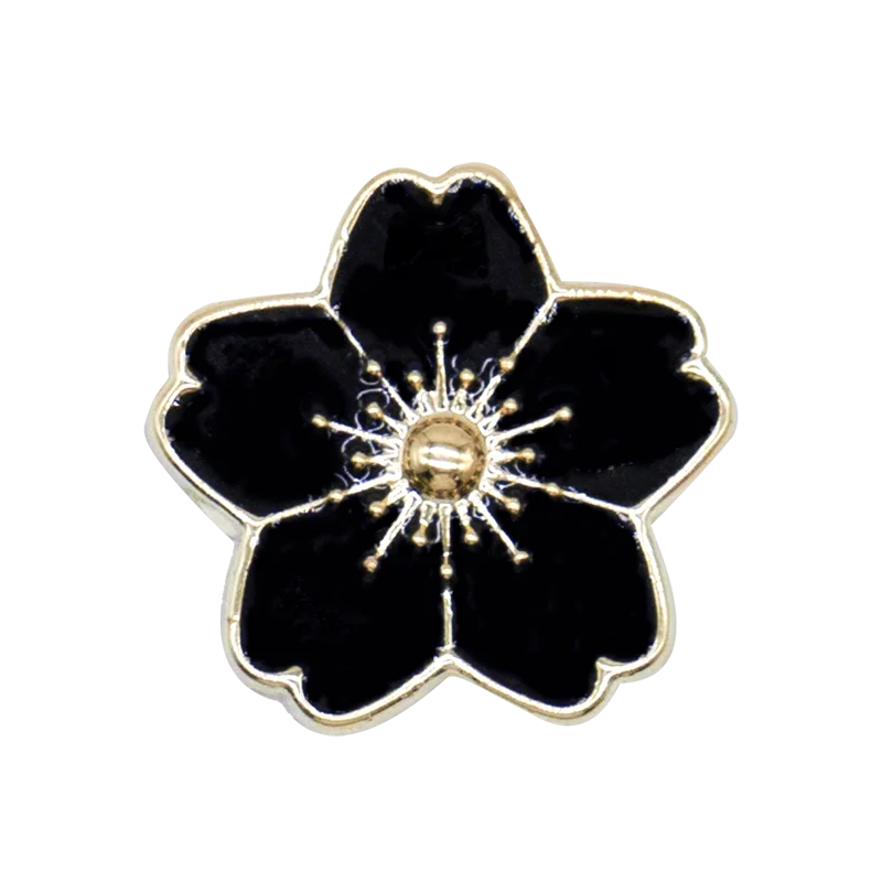 1PCS Black Fashion Acrylic Shoe Charms Accessories Pins for Women Men Clog Decorations Flowers Bow Bag Acrylic Shoe Buckles
