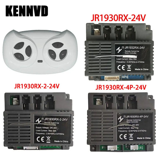 Hollicy JR1930RX-2 JR1932RX 24V Children Electric Toy Car Motor Control Box Receiver Motherboard Controller Circuit Board Chip