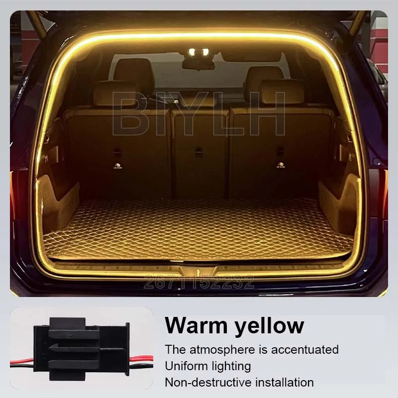 Car LED Atmosphere Light For Mercedes-Benz GLB Trunk Light Customized Tail Box Brightening Light Auto Interior Accessories