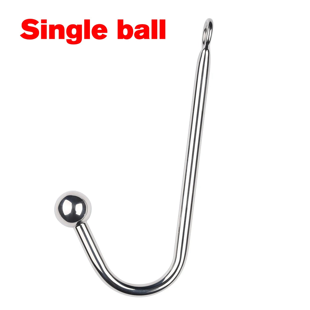 BDSM Anal Hook Leather Suit SM Anal Plug Handcuff Collar Restraint Butt Plug Adult Pleasure Sexual Wellness Adult Sex Toys