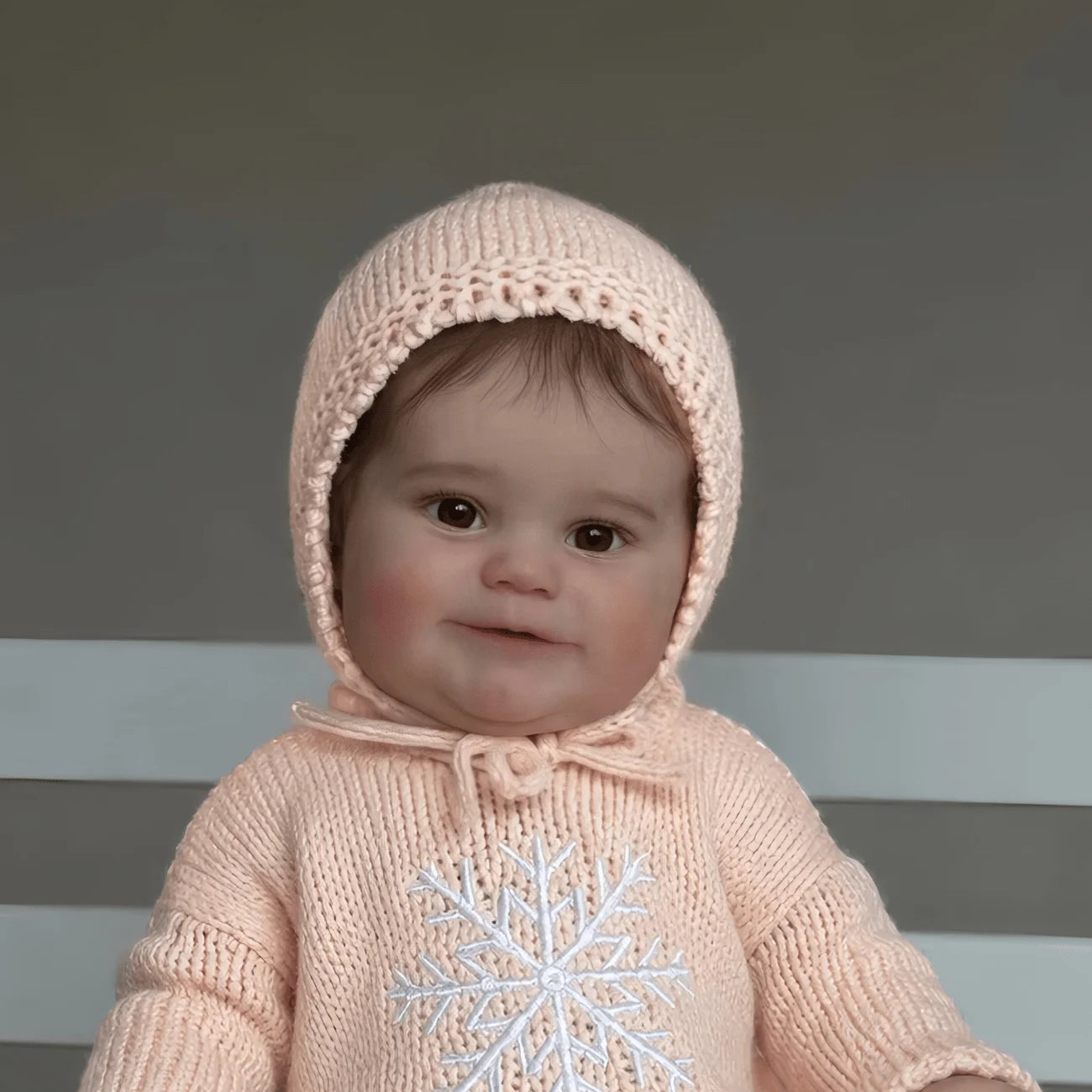 BZDOLL 50CM 20IN 3D-Paint Skin Reborn Baby Cloth Body Doll Toy For Kids with Pacifier Doll Lovely Princess Toddler Birthday Gift