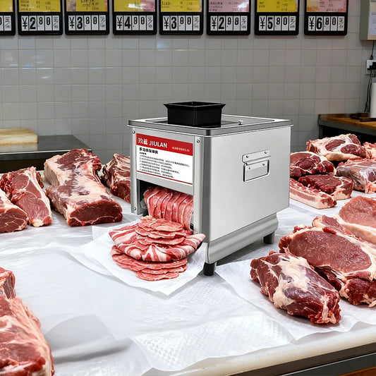 Commercial Meat Cutter Kitchen Electric Meat Mincer Slicer Dicer Shredder Automatic Meat Grinder Fish Vegetable Cutting Machine
