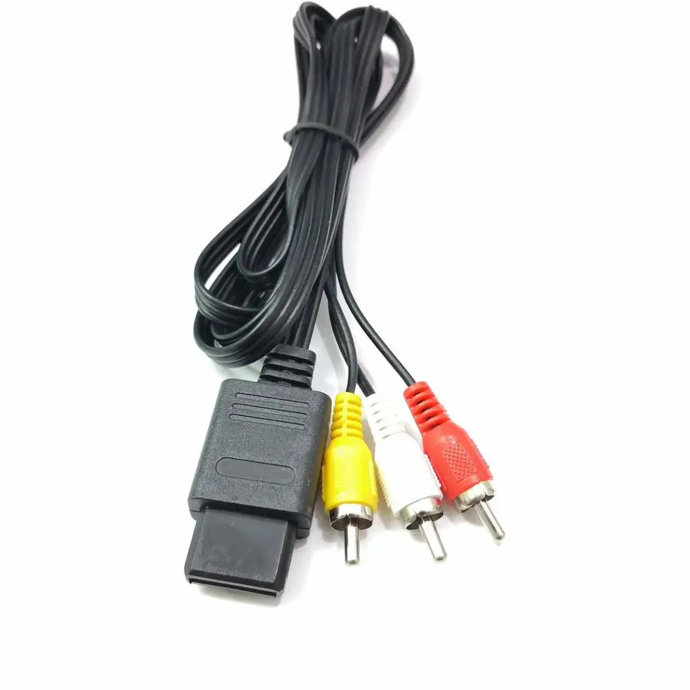 Audio Video Cable 1.8M For Nintendo 64 AV Cable to RCA Super Nintend GameCube N64 SNES Game Cube Accessory
