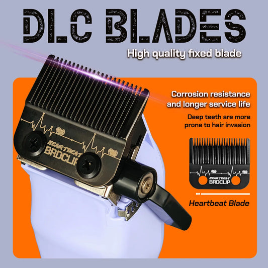 BRDCLIP X Series Professional 8800rpm Barber Clipper Set Hair Trimmer 10000RPM Foil Shaver Fade Men's Haircutting Set