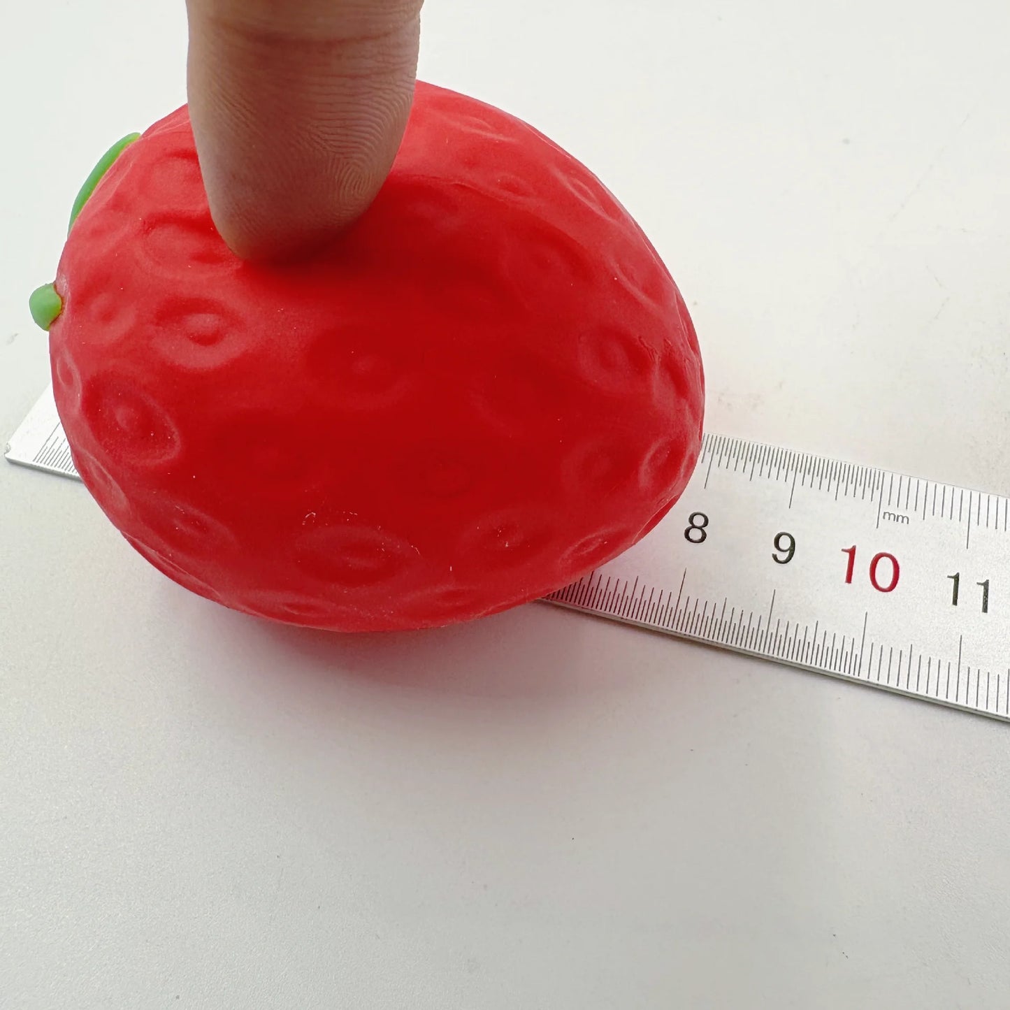 Giant Strawberry Squishy Toy Extra Large Size Strawberry Fidget Toys Slow Rising Shapeable Venting Ball for Adults Friends Gifts