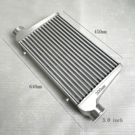 Front Mount intercooler Universal Turbo Intercooler 450x300x65 3.0" Intercooler Pipe Aluminium Pipe Tube Hose Kit