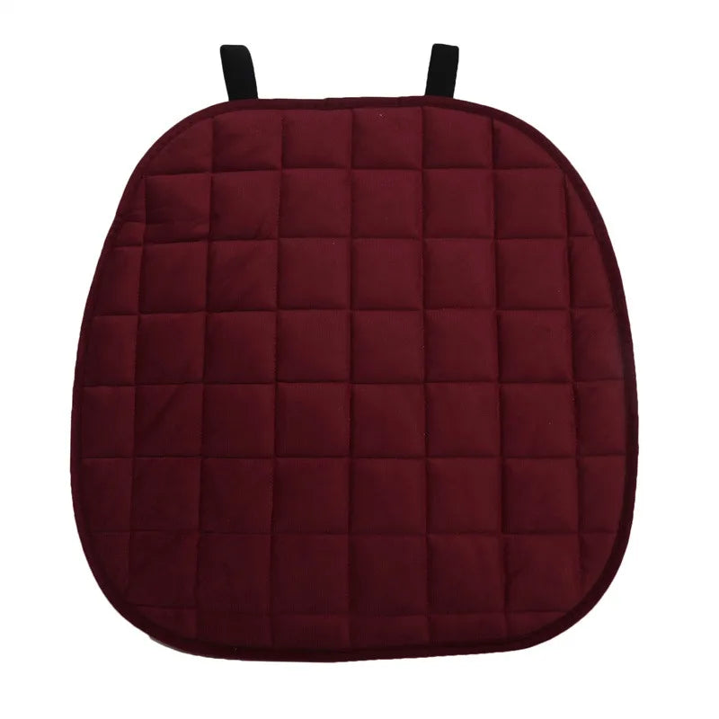 Car Seat Cover Front Rear Flocking Cloth Cushion Non Slide Winter Auto Protector Mat Pad Keep Warm Universal Fit Truck Suv Van