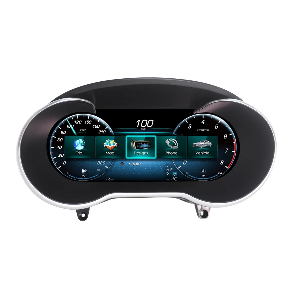 LCD Digital Dashboard For Mercedes Benz C/GLC V205 W205/X253 2015-2020 NTG 5.0 5.5 Instrument Paneel Cockpit with Carplay