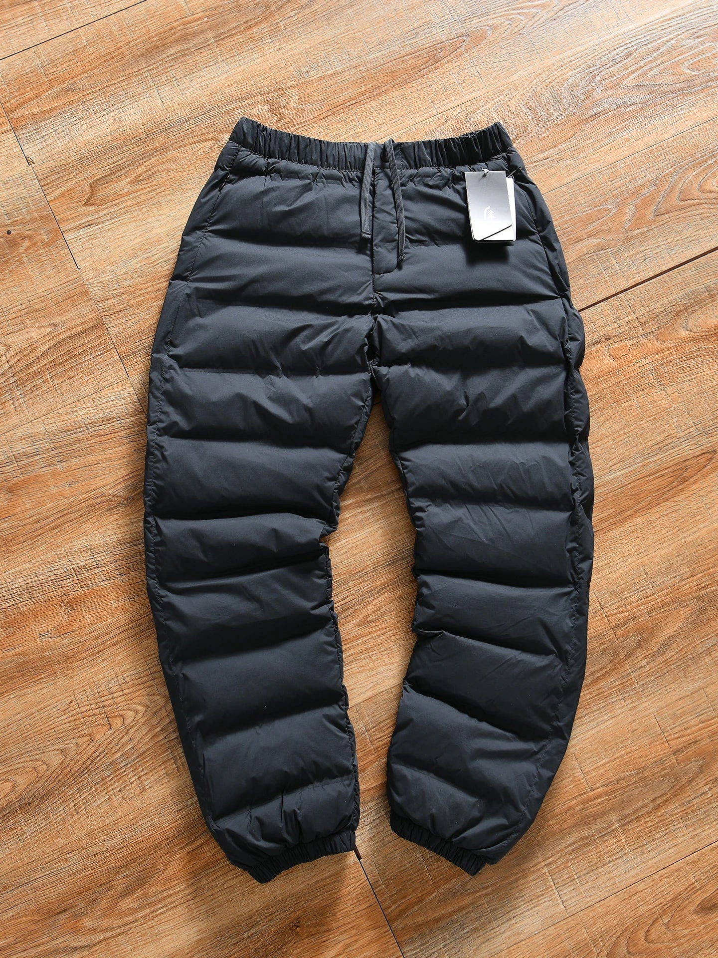Winter Men's Outdoor Sports Lightweight Cotton Pants Technological Cotton Waterproof Windproof Straight Leg Pants Basic ...