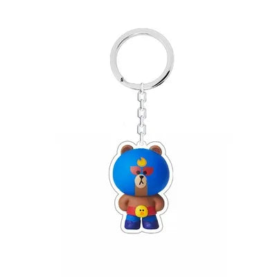 Supercell Star-Player Leon Mini Anime Figure Fashion Game Character Decoration Cartoon Doll Collectible Gift for Christmas