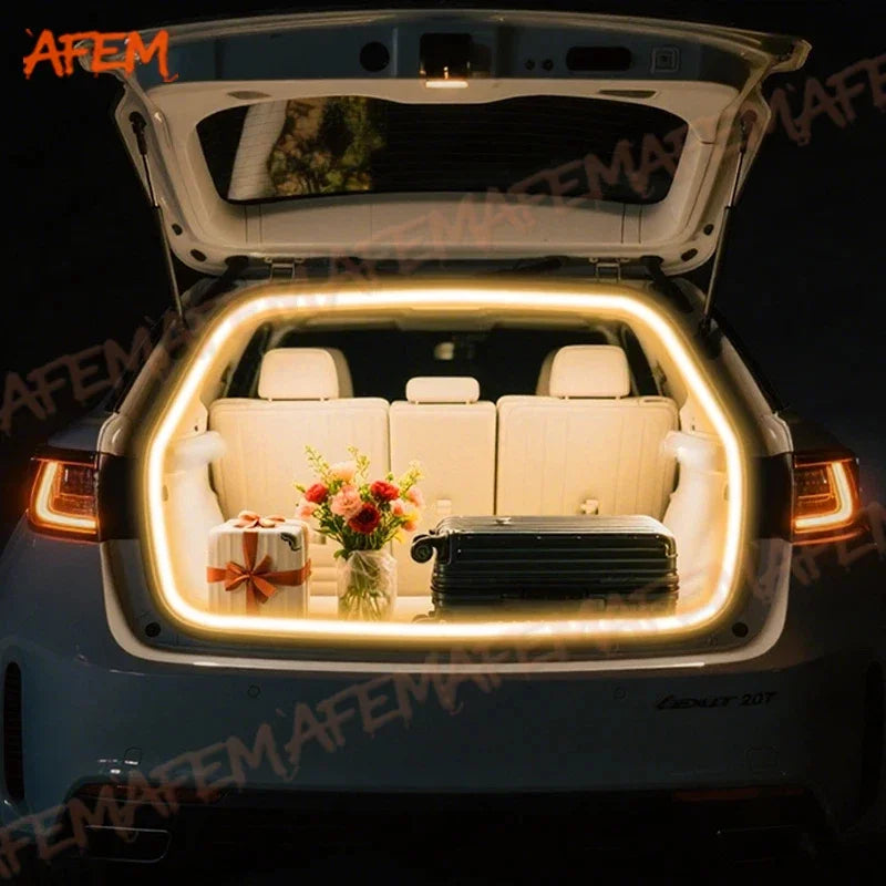 FOR 11-22 LEXUS CT200 Trunk Light Modification light Atmosphere lights White warm white Rear Trunk LED Light Bar