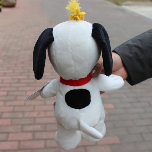 1piece 25CM Peanuts Snoopy with Woodstock bird Plush soft toys Snoopy dog toys best Christmas present Valentine's Day gift