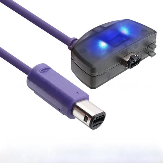 1.8m Game Console Cable for NGC to GBA HYPER Link Cable for Nintendo Game Boy Advance Game Cube Gamepad Extension Cable Adapter
