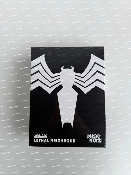 NEW Mess Toys Lethal Neighbor Venom Symbiotic Spider Man Messtoys Black Suit Spiderman Anime Action Figure Model Doll Gifts Toys