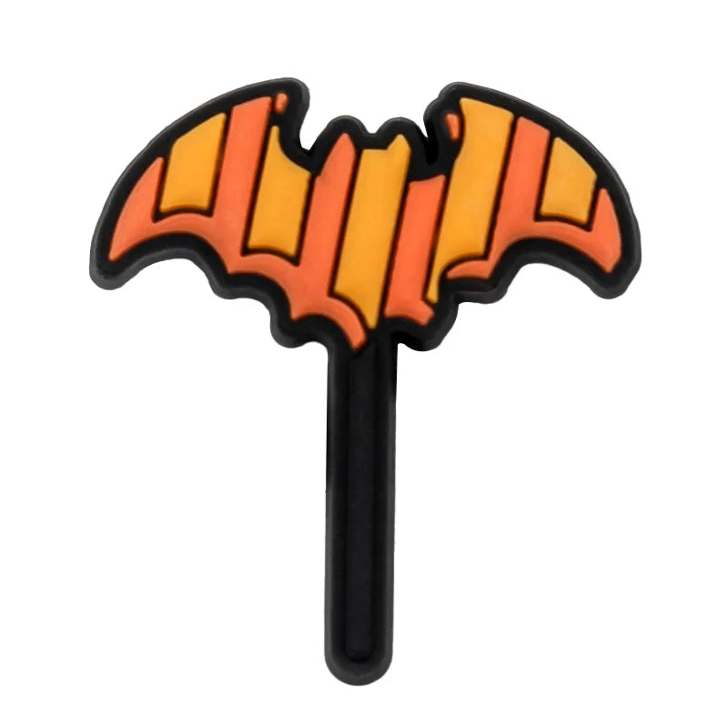 1/40pcs Halloween Shoe Charms Ghost Pumpkin Shoe Decorations Accessories Funny Sandals Pins Gifts for Women Kids Clog Buckles