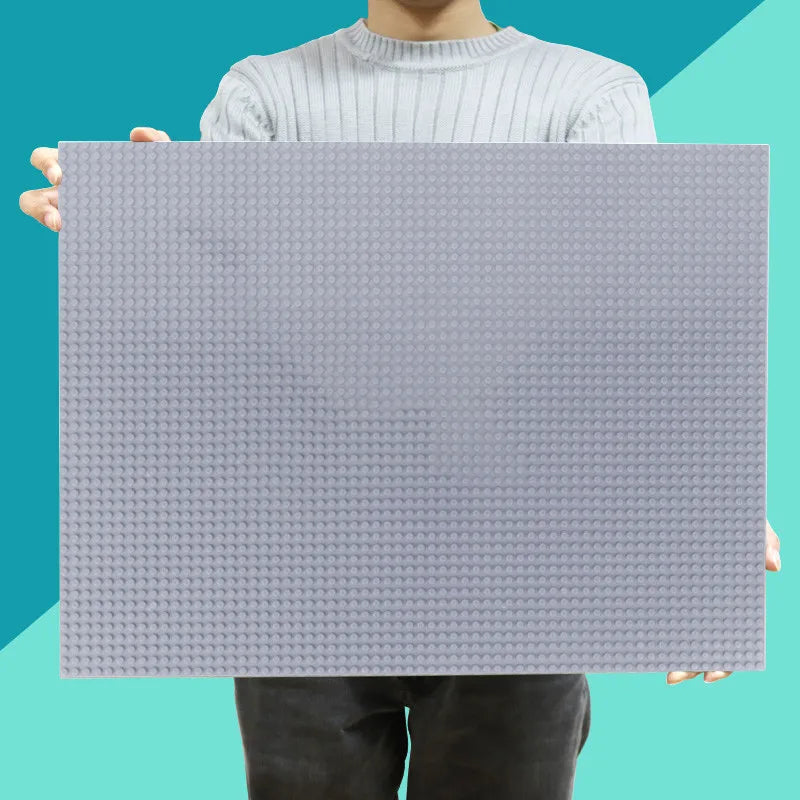 48x64 Dots Large Baseplate for Building Blocks, DIY Wall Mount Board, Compatible with Major Brands, Kids Gift Toy