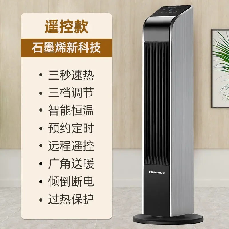 Hisense Electric Heater with Graphene for Home Living Room Bathroom and Office NFJ-22N02 Space Heater Desk Heater 220V