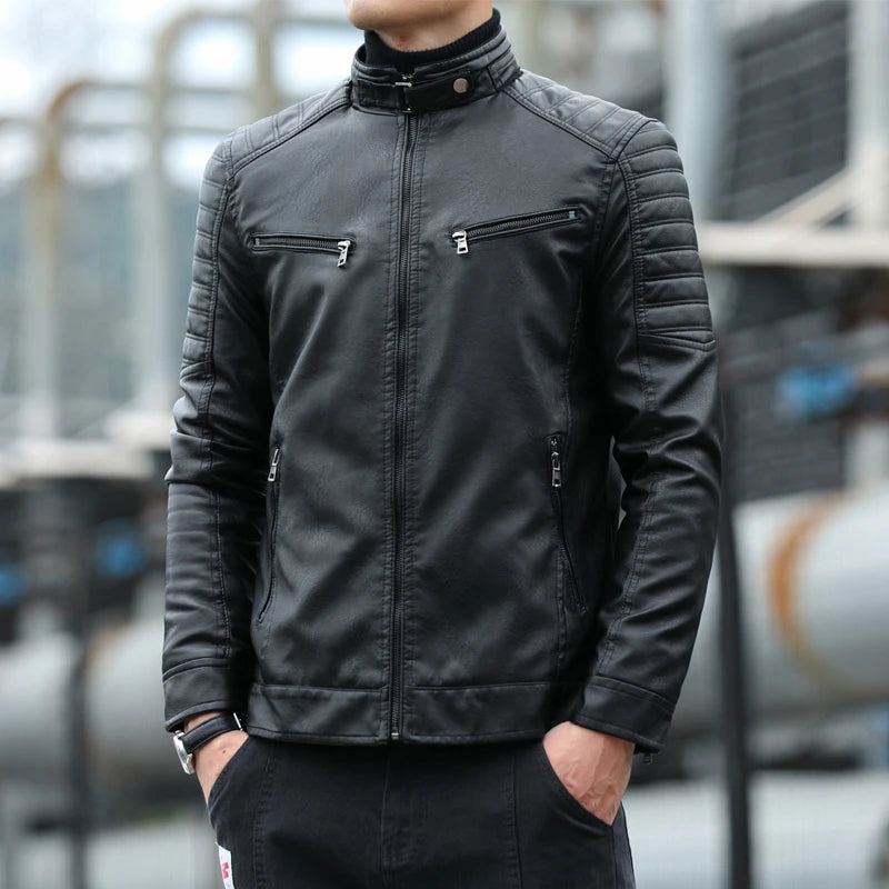 Men'S New Winter Cycling Coat, Outdoor Plus Velvet Insulated Jacket for Men, Casual Daily Jacket for Men