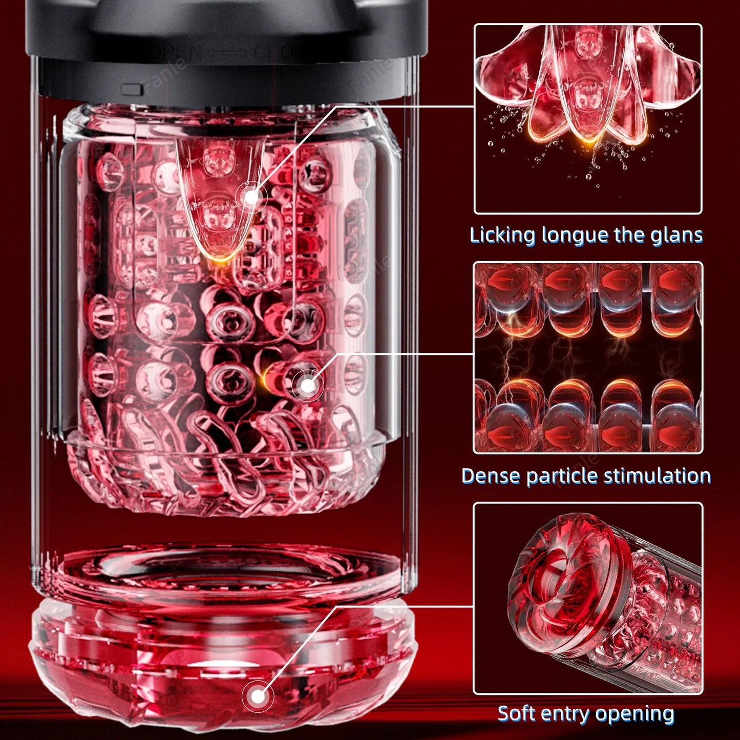 Automatic Male Masturbator Heated 12 Telescopic Rotating Sucking Thrusting Heating Blowjob Cup Adult Sex Toys Stroker for Men