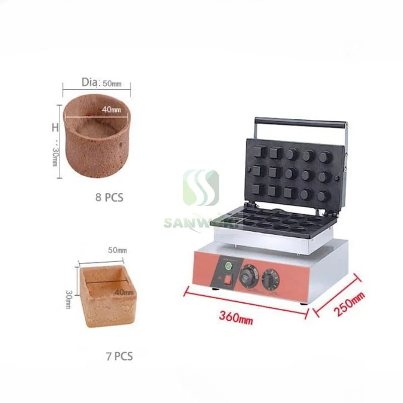 1500W Egg Tart Mold Cheese Tart Machine Tartlet Shell Bakery Machine Portuguese Egg Tart Skin Pressing Machine
