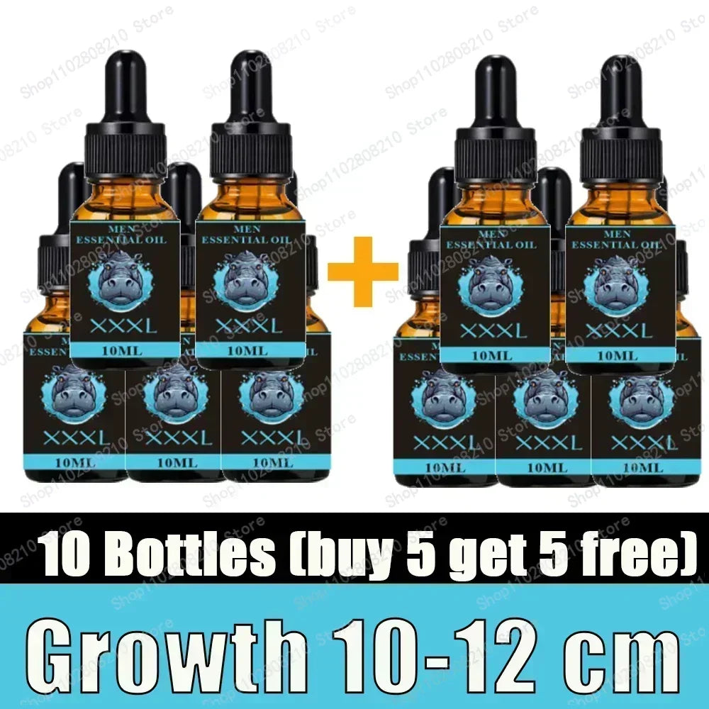Penis Permanent Thickening, Increase XXL Growth Enlargement Massage Men's Cock Erection Lubricant Plant Extracts Massage Oil