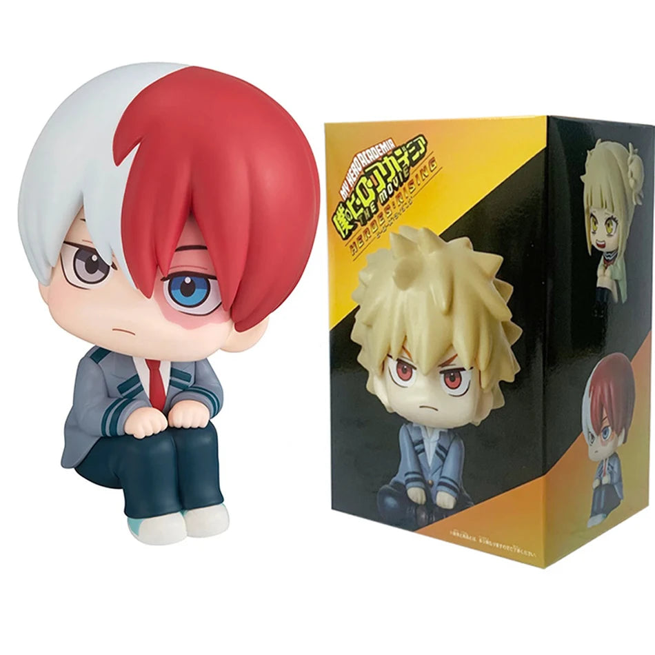 My Hero Academia Anime Figure Pvc Q version Bakugou Katsuki Midoriya Izuku Action Figures Anime Gift Collection Series Model