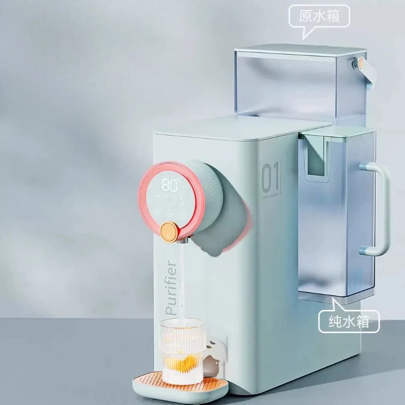 Direct Drinking Machine Instant Desktop Hot Water Dispenser Ro Reverse Osmosis Water Purification All-in-one Water Bottle Pump