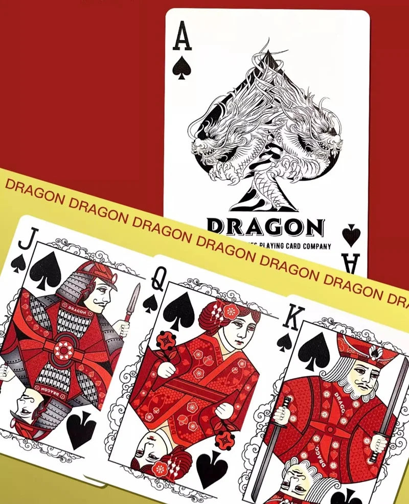Bicycle Dragon Red Playing Cards Deck Card Games Magic Tricks