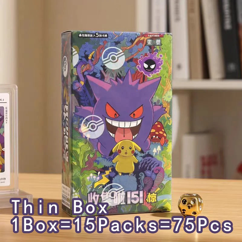 Pokemon PTCG 151 Surprise Booster Box Simplified Chinese Scarlet Violet Zhu Zi Gengar Pikachu Kanto Collection Hobby Sealed Trad