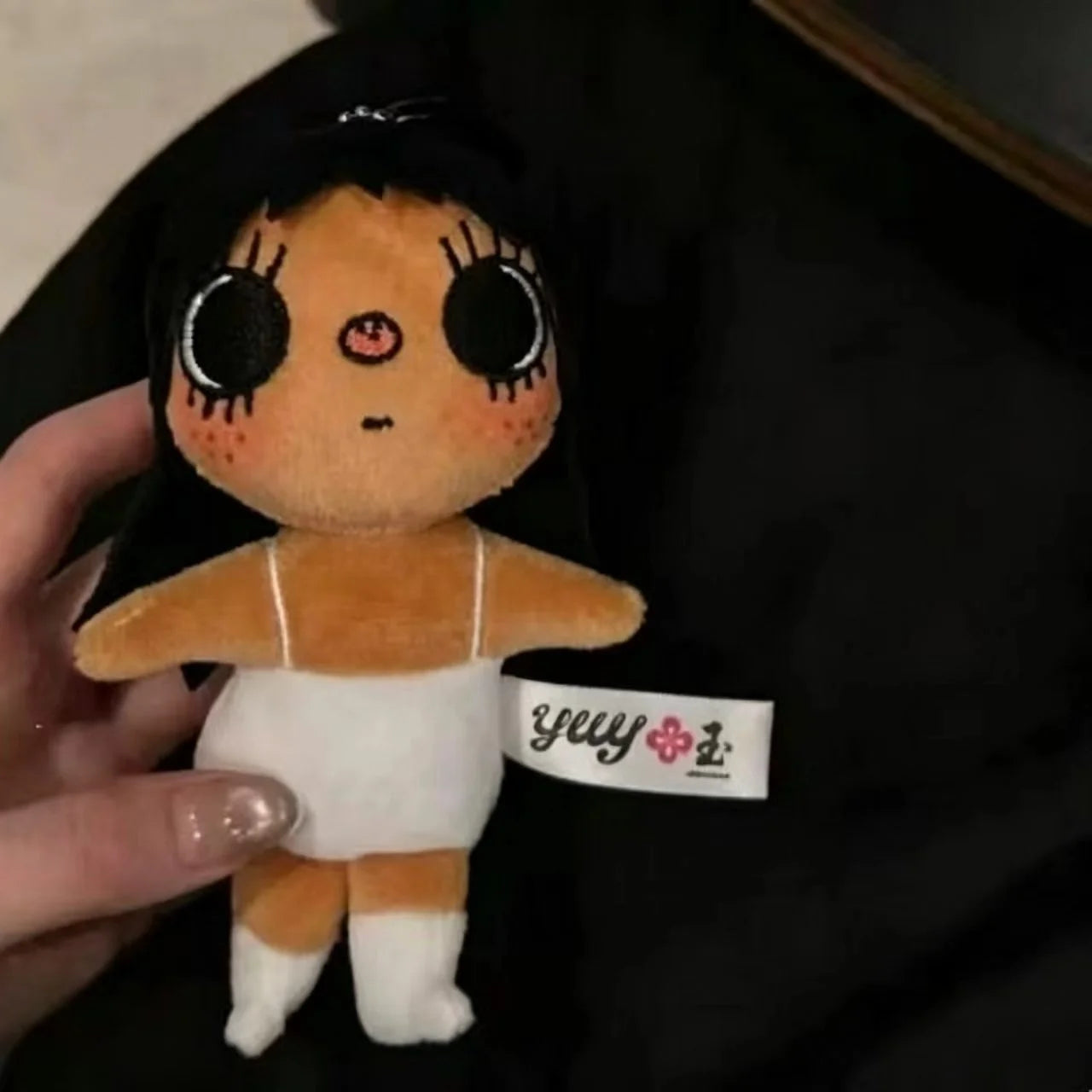 New YUY Little Jade Plush Keychain Carabiner Bag Charm Kawaii Anime Doll Art Figure Collection Gift for Boys Girls Fans