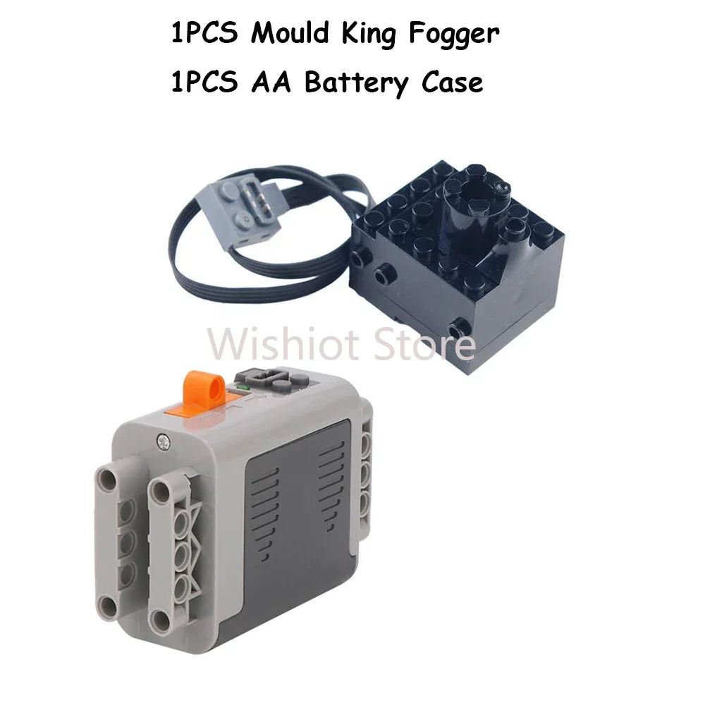 Technical Light Spray Parts Mould King Fogger Legoeds-Compatible Building Blocks MOC Supercar Retro Steam Train Chimney Smoke