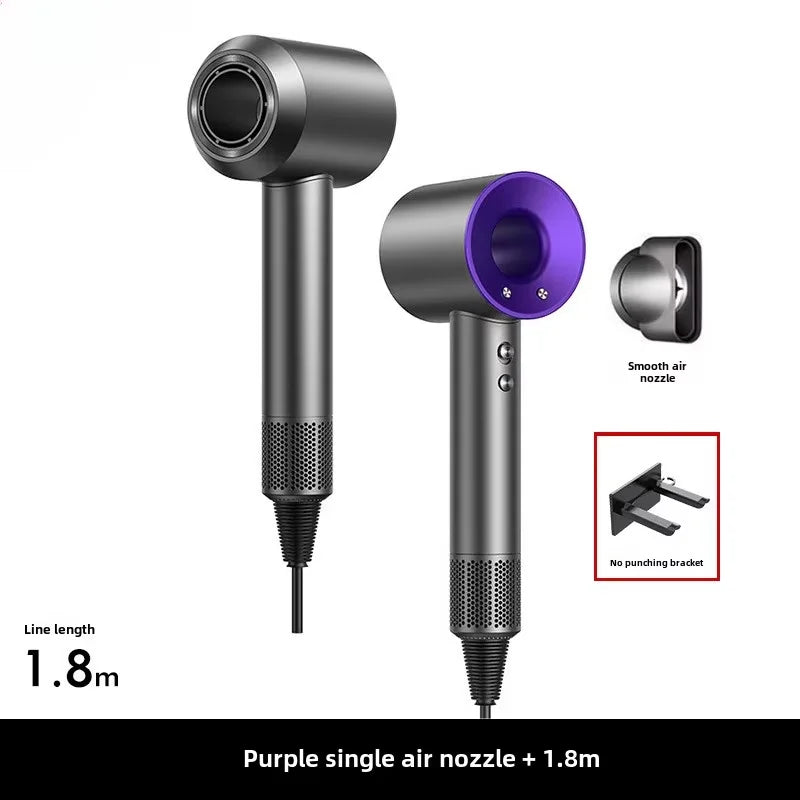 5 in 1 Professional Hair Dryer, with Hot and Cold Air Functionality - Lightweight and Thermostatic Styling Tool for Smooth Hair