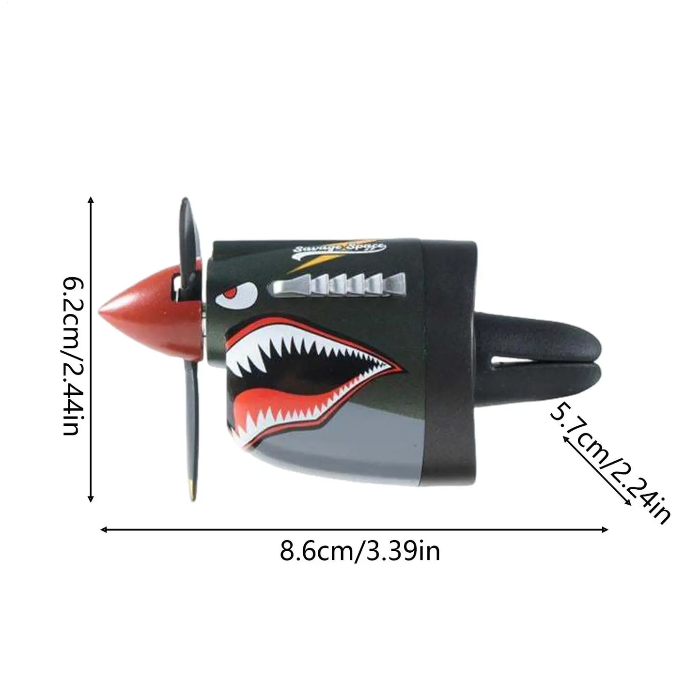 Long-lasting Car Vent Scent Diffuser, Stylish Fighter Shaped Air Freshener, Fragrance Ornament for Vehicle Interior Daily Use
