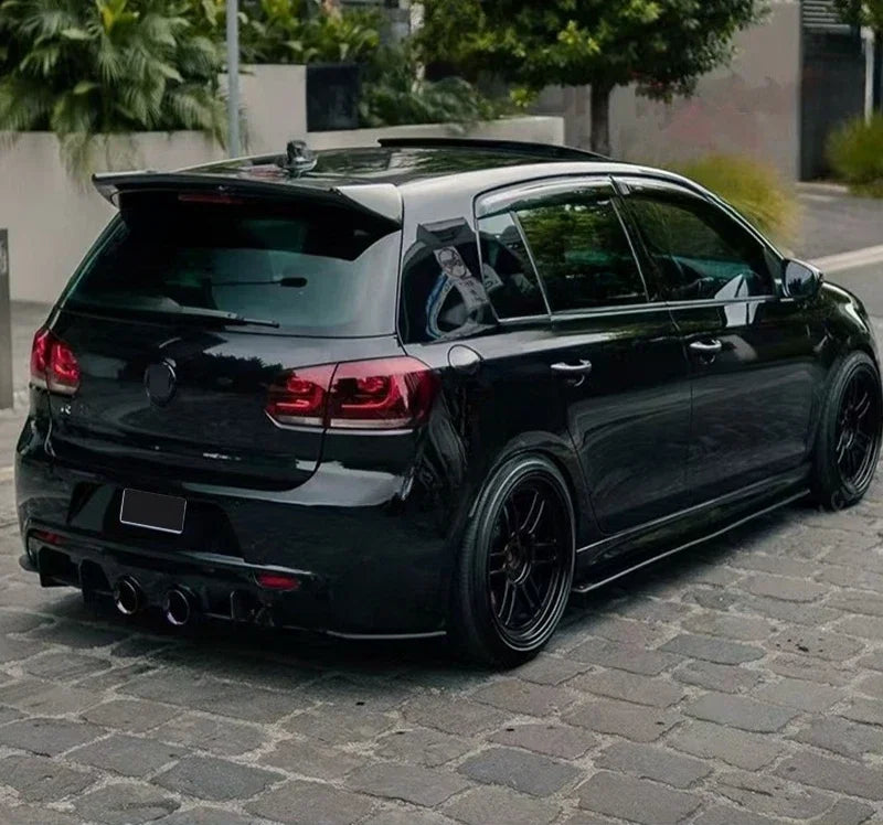Car Rear Trunk Boot Lip Spoiler Robot Style Rear Roof Spoiler Extension Body Kit Tuning For VW Golf Golf 6 GTI Mk6 GTI GTD R20