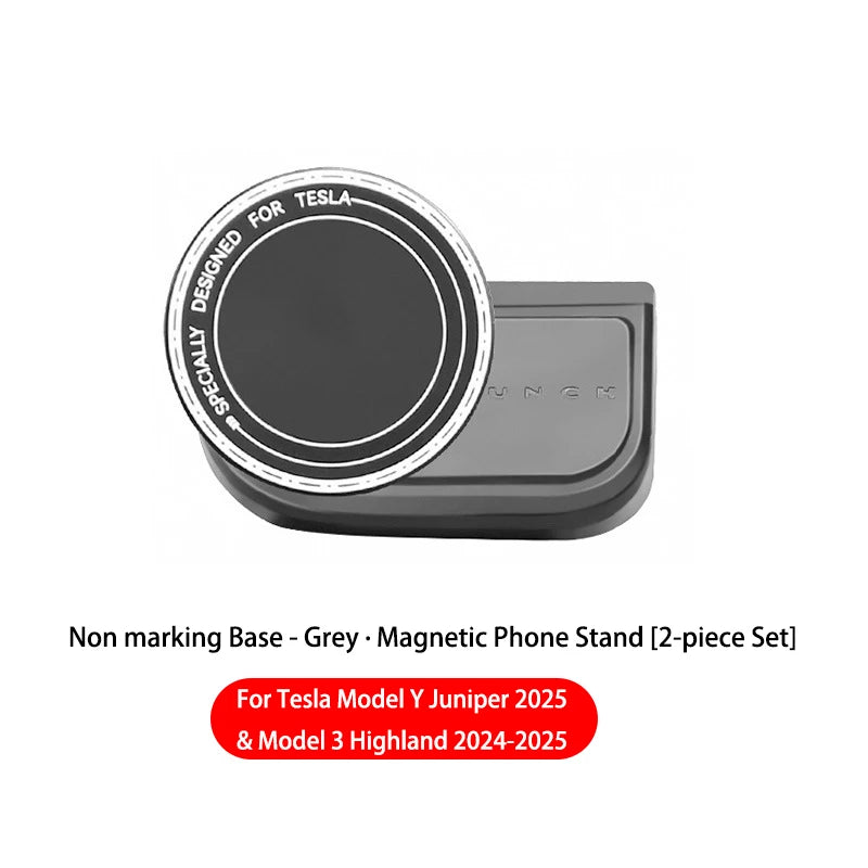 For Tesla ModelY Juniper 2025 Model3 Highland2024 Car Phone Holder Dashboard Traceless Magnetic mobile Phone Bracket Accessories