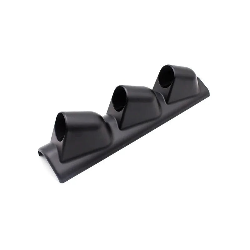 Universal 1 2 3 Hole Left/Right Hand Auto Dual Holes A-Pillar Holes Gauge Holder Pod Modified Instrument for Black 52mm