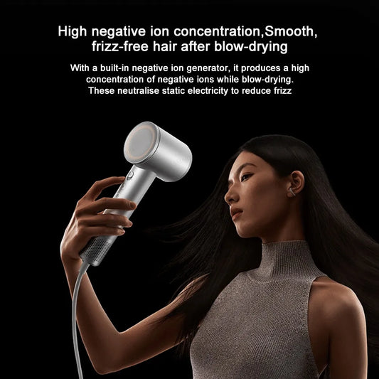 MIJIA High‑Speed Hair Dryer Pro,110k RPM,70 m/s Air,8 Airflow Modes,50 °C Constant Temp,200M Ions,CN Version With Ada