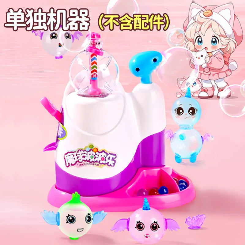 Magic Bobo Sticky Fun Balloon Inflator Creative Handmade Diy Parent-Child Interaction Anti-Stress Educational Toys Decor Gift