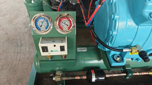 New Walk-In Freezer Condensing Unit with Energy-Saving Compressor Motor Automatic Hotel Refrigeration Systems