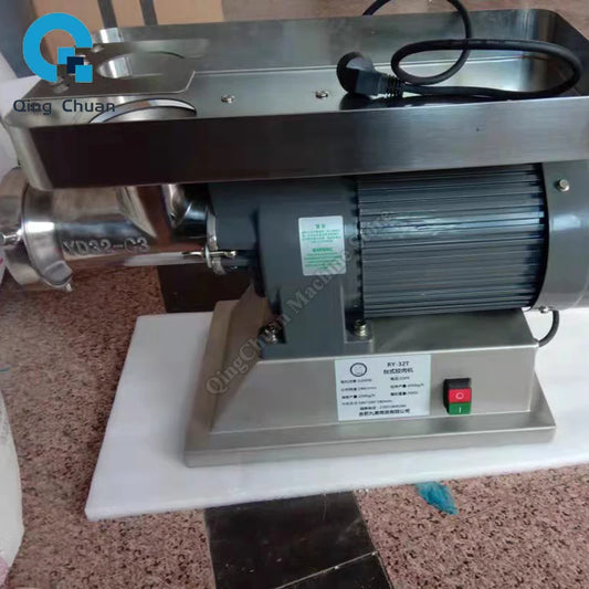 Meat Grinder Machine Electric Powerful Fish Mincer 2200W Stainless Steel Commercial Household Sausage Filler Maker