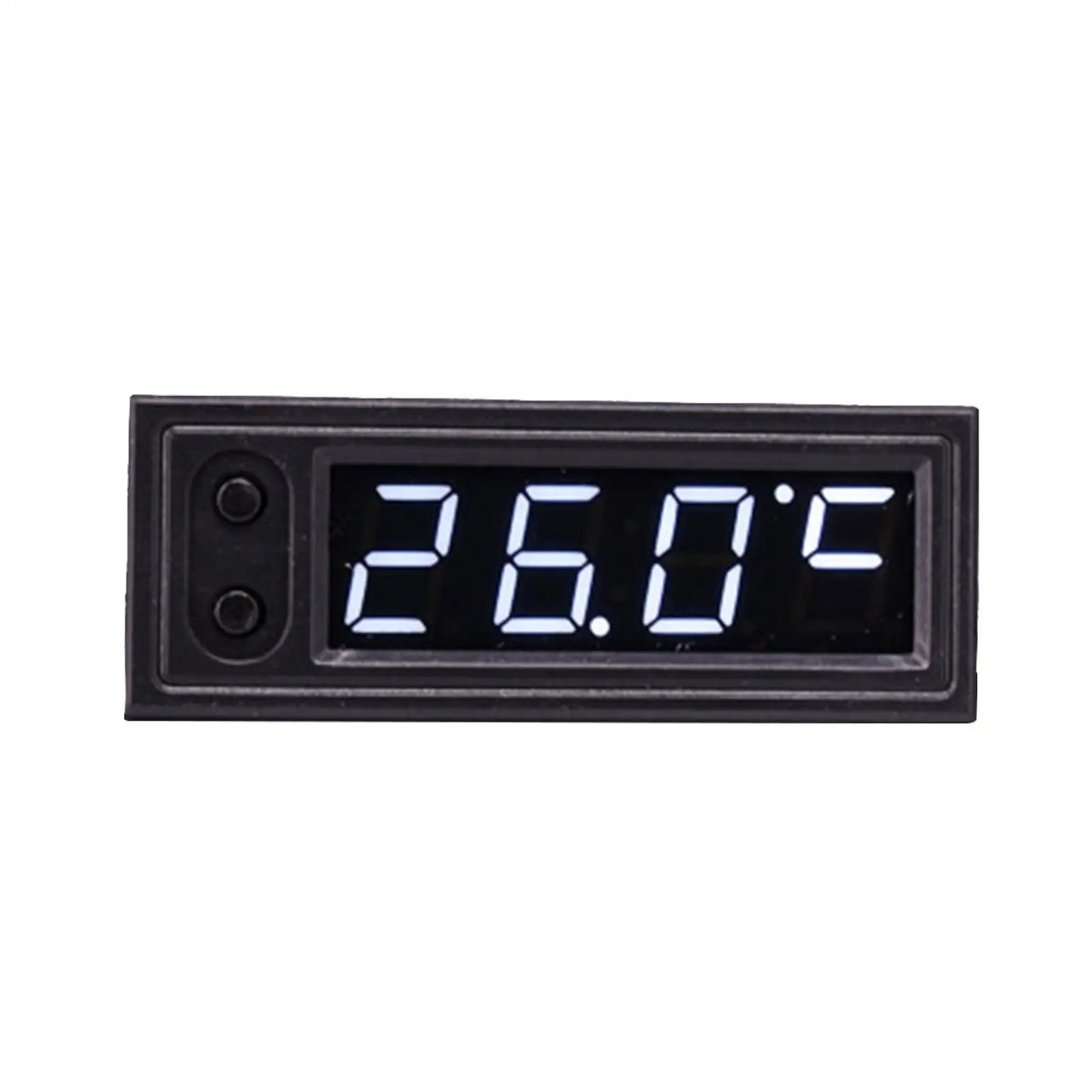 Car Clock Temperature Voltage Monitor Panel Meter Light in Weight Professional Premium 3-In-1 Durable Accessories Multifunction
