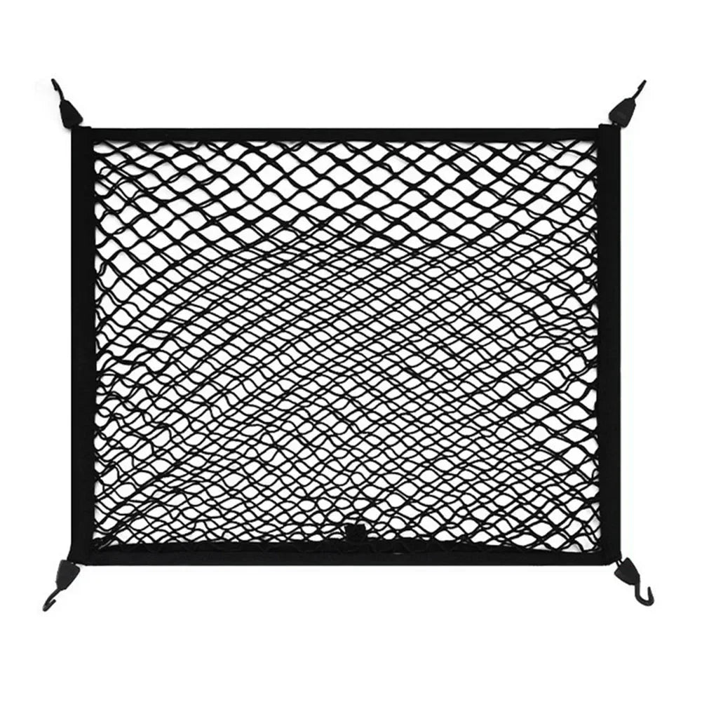 80*60cm Elastic Car Trunk Single And Double Layer Luggage Fixed Storage Net Cargo Organiser Interior Accessories