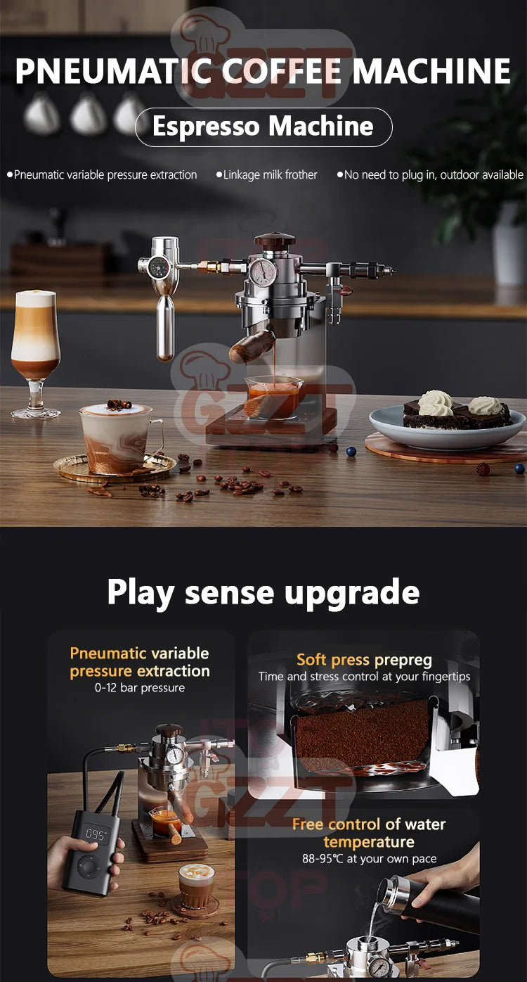 Coffee Machine,Wireless Non-Electric,Coffee Maker,Portable Mini,Espresso Machine,For Travel Camping Outdoor Indoor Use
