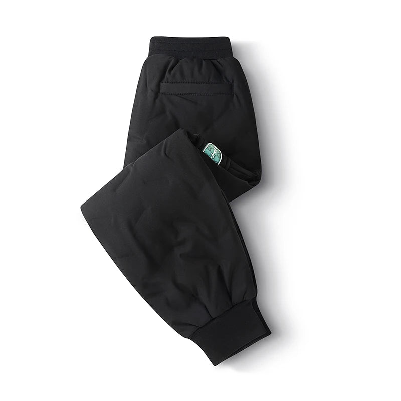 90% White Duck Down Kids Pants 2024 Winter Boys and Girls Thick Padded Trousers Children Warm Thermal Wind-Proof Sweatpants